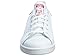 adidas Originals Girls' Stan Smith J Shoe, White/White/Bold Pink, 3.5 M US Big Kid