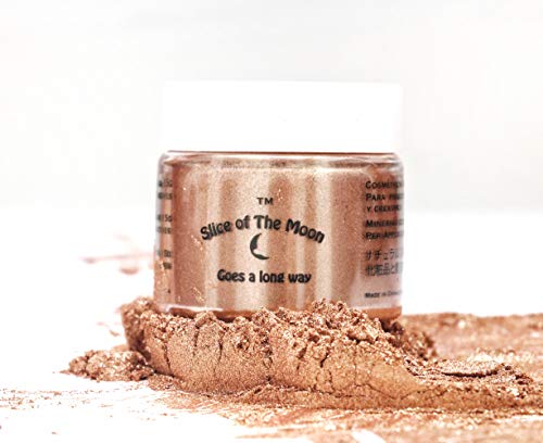 Slice of the Moon: Flashing Bronze Mica Powder 1oz, Cosmetic Mica, Soap Making, Candle Making,Resin Dye, Lip Balm, Eye Liner Mica … - Thumbnail 4