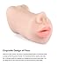 Utimi 3D Realistic Molded Masturbator Faced 3-in-1 Vaginal Anal Oral Sex Toy