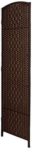 Single Panel Entwine Handmade Dark Brown Coloured Room Divider / Splitter Screen To Extend Smaller Room Dividers by BlueBoxInnovations