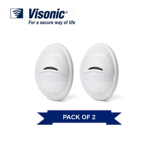 Pack of 2 Visonic Next K9-85 MCW 85lb Wireless Pet Immune Motion PIR Detector