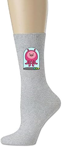 Pink Octopus Custom Nolvelty Socks Unisex Crew Dress Cotton Socks Winter Warm Socks