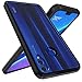 OUBA Huawei Honor 8X Case, [Shock Absorbing] Air Hybrid Slim fit Armor Shockproof Drop Protection Crystal [Clear] Back Protective Case + TPU Bumper Cover for Huawei Honor 8X - Black