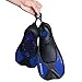 ANGGO Short Dive Fins for Swimming and Snorkeling (Blue, X-Large)