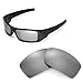 Walleva Titanium Mirror Coated Polarized Replacement Lenses for Oakley Gascan Sunglasses
