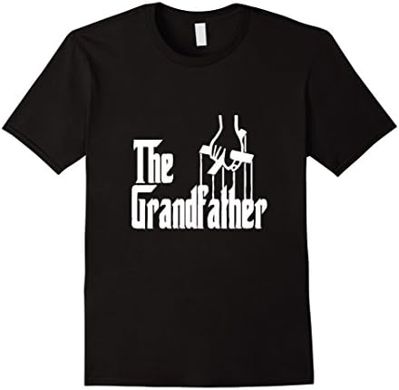 Mens The Grandfather Mafia Godfather Parody T-shirt 2XL Black