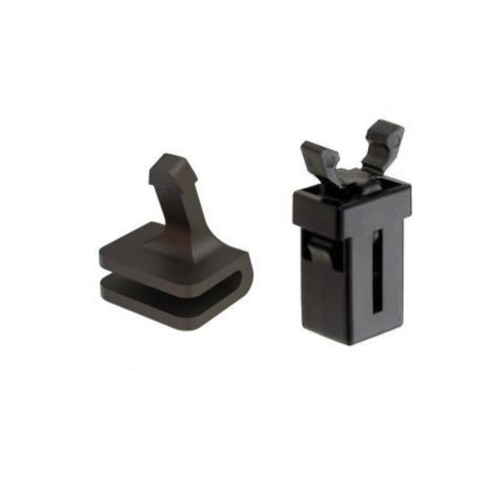 BinClips™ Repair clip/striker pin Set with Clasp for Brabantia Square bin lid (25L Set with Clasp)