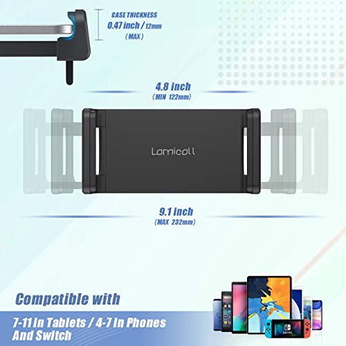 2 Gooseneck+Tablet+Mount+Holder+Bed