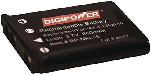 Digipower BP-NKL10 Replacement Li-Ion Battery for Nikon EN-EL10