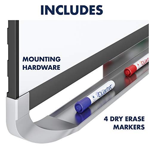 Quartet Whiteboard, Porcelain, White Board, Dry Erase Board, 6