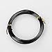 32.8 Feet Black Craft Wire,DIY Aluminum Wire,Bendable Metal Wire for Assorted Crafts (1.5mm Thick)