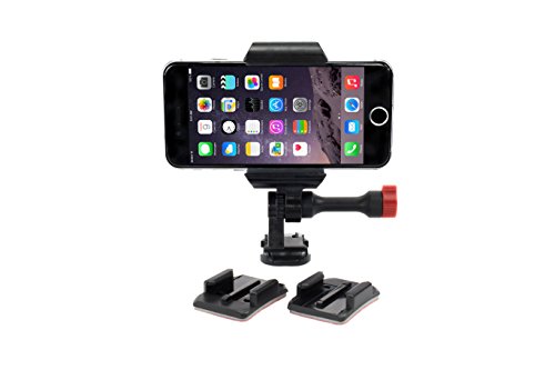 Dirt Bike Helmet Camera Smartphone Mount for iPhone, Samsung Galaxy, & All Smartphones for Video & GPS - Thumbnail 2