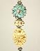 Arts & Crafts Lampwork Glass Natural Earthen Green Ceiling Fan Pull