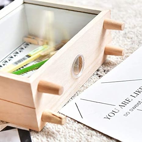 TiooDre Cajas de Dinero, Marco de Madera Caja de Dinero