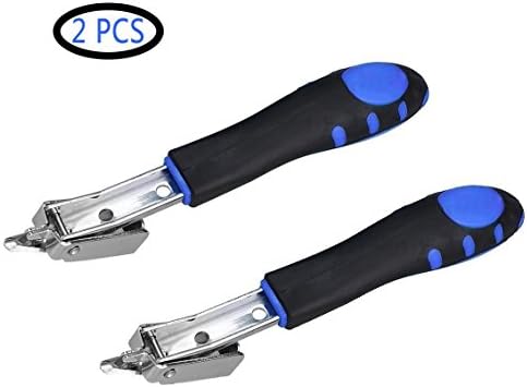 Anianiau Professional Upholstery Tools Staple Remover,ergonomic handle - Saves You Hours - 2 PCS (Blue)