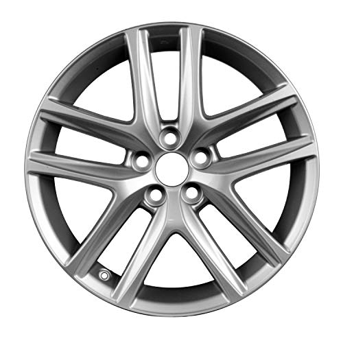 Multiple Manufactures ALY74298U20 Silver Wheel with Painted and Meets All Federal Motor Safety Standards (17 x 7. inches /5 x 100 mm, 45 mm Offset)