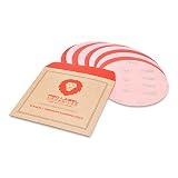 Red Label Abrasives 6 Inch 3000 Grit High Performance Hook and Loop Wet/Dry Auto Body Film Sanding Discs, 10 Pack