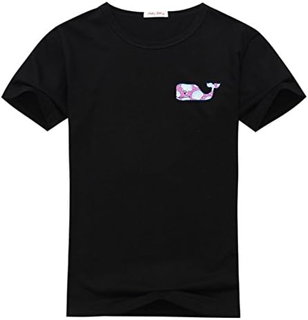 Vineyard Vines whale Classic Logo For 2016 Printed Short Sleeve women's T shirt