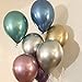 12 inch Chrome Shiny Metallic Latex Balloons for Birthday Wedding Grad Theme Party 25PCS Gold