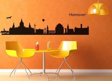 Wandtattoo Skyline Hannover: Amazon.de: Küche & Haushalt