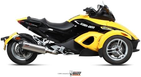 Can Am Spyder 1000 2012 Exhaust Mivv Terminal Oval Titanium