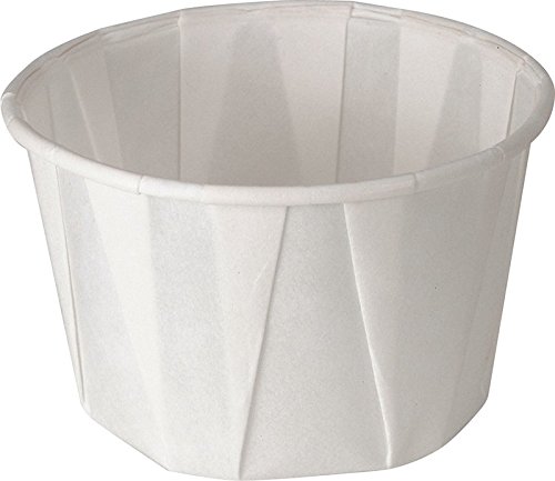 Solo 2.0 oz Treated Paper Souffle Portion Cups for Measuring, Medicine, Samples, Jello Shots (Pack of 250)