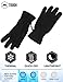 Winter Fleece Touchscreen Gloves for Men & Women - Warm & Soft Black Thermal Gloves for Cold Weather