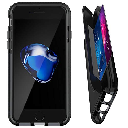 Tech21 Evo Go Case (for Apple iPhone 7 Only) with Leather Trim & Concealed Card Storage Slot - Black