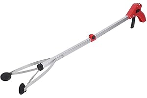 Zerodis Reacher Grabber, Suction Cup Reacher Grabber Claw Garbage Picker 31.5inch Garbage Picker Folding Trash Grabber for Garden Leaves Waste Pick Up