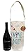 Earthwise Cotton Canvas Reusable Wine Gift Bag Tote Made in the USA (4 pack)