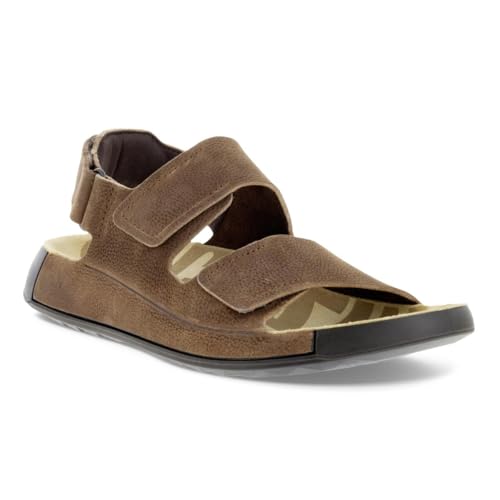 ECCO COZMO THREE BAND ANKLE, COCOA BROWN NUBUCK, 11-11.5