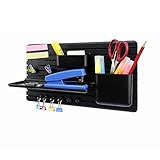 VIOTEK Multipurpose Wall Storage Organizer for Entryway Office Kitchen Refrigerator, Modular, Scratch Resistant, Wall or Fabric Mounted, Holds up to 6.6 Pounds