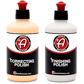adam polish wax 8oz correcting finishing combo