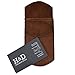 Hide & Drink, Durable Leather Pocket Protector, Pencil Pouch, Pen Holder for Shirt Pockets, Lab Coats, Backpacks, Office & Work Essentials, Handmade Includes 101 Year Warranty (Swayze Suede)