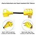 EPICORD RV Power Cord Dogbone RV Power Adapter with Handle 50A Male to 30A Female 12