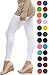 LMB | Seamless Full Length Leggings | Variety of Colors | One Size | White