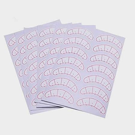 Amazon まつげエクステ マツエク 練習 アイパッチシール デザインシート 1シート7ペア 10枚 アイラッシュ Rebicare つけまつげ 通販