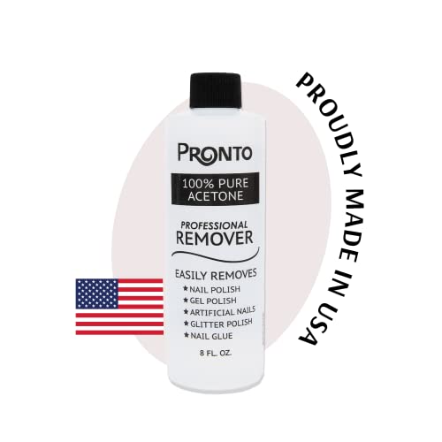 Pronto 100 Acetone Gel Nail Polish Remover Gel Polish Remover for Nails Acetone Nail Polish