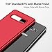 TORRAS Slim Fit Galaxy S10 Plus Case, Hard Plastic Ultra Thin Phone Cover Case with Matte Finish Grip Compatible with Samsung Galaxy S10 Plus, Red