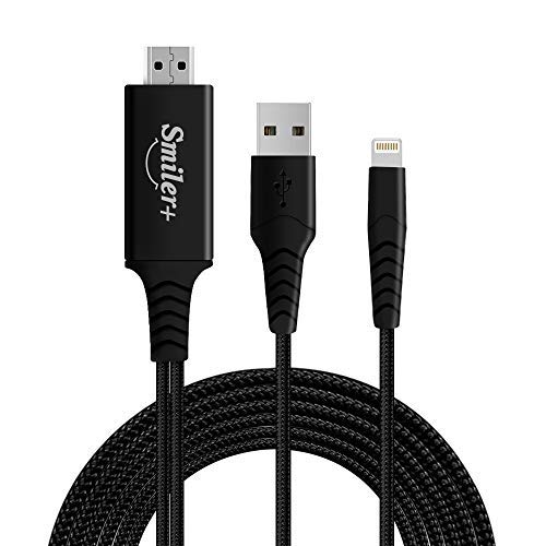 Smilerplus HDMI Cable Adapter 1080P HDTV Digital AV Adapter Cable Compatible Smartphone Projector