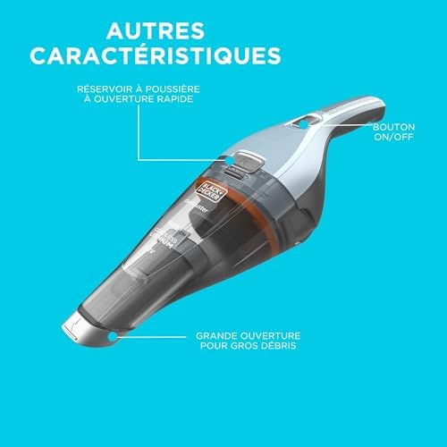 - Aspirateur à Main sans Fil dustbuster - 7.2V (Batterie 2.0Ah) Aspirateur à Main sans Fil, Violet - NVC215W-QW