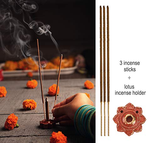 storeindya Home Decor Gifts Set of 6 Earthen Oil Lamp Door Hanging Banner with Incense Stick + Holder Storage Box Organizer Festive Combo - Thumbnail 5