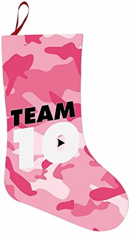 Jake Paul Team 10 Christmas Socks Gift Bag Santa Claus Stockings Hanging Xmas Decoration