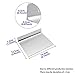 SinLoon 6 Inch Small Shelf in Flat Satin Aluminum Bathroom Shelf Wall Mount for Small Speaker Smartphone, Tablet, Toiletries (Silver)