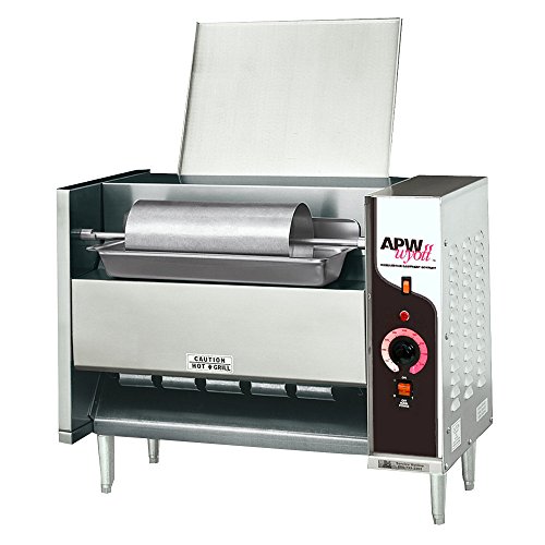 APW Wyott M-95-2 865 Bun Halves (Per Hour) Capacity Electric Countertop Bun Grill Conveyor Toaster