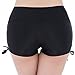 GUUMOR Womens Fashion Yoga Board Shorts Stretch Beach Swimsuit Bottoms with Adjustable Ties Black XL