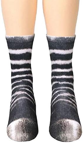 FreeNFond Funny Animal Paw Socks Gag Gifts for White Elephant Gift Exchange