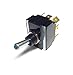Toggle Switch ON/Off/ON, DPDT, Lighted Blue Lens