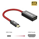 USB C to HDMI Adapter 4K 60Hz, Veelink Type C (Thunderbolt 3 Compatible) to HDMI Video Converter for Galaxy S8 / S8+ /Note 8, MacBook Pro, iMac, Pixelbook, Surface Book 2, Dell XPS 13