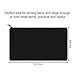 Canvas Makeup Bags Canvas Zipper Pouch Bags Pencil Case Blank DIY Craft Bags Cosmetic Pouch for Travel DIY Craft School (Black, 14 Pieces)